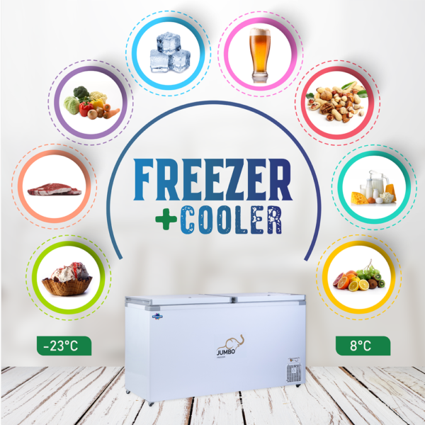 Rockwell SFR550DDU - Hard Top Freezer, 563 Litres, Double Door, Refrigerant Used: R-134a, Number of Doors: 2 - Image 2