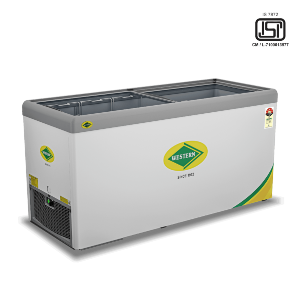 Western F550GL25 536 L Glass Top Freezer