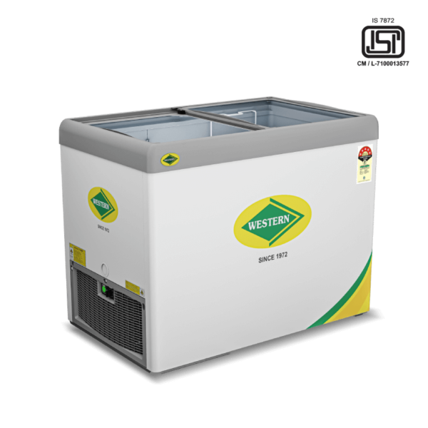 Double Door 311 L Western Glass Top Deep Freezer - F350GL25 - Image 2