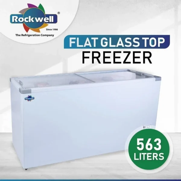 SFR550GT 563 Litres Rockwell Glass Top Deep Freezer