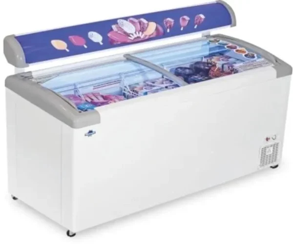 Rockwell GFR550ICGT Curved Glass Green Freezer